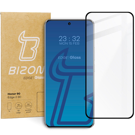 Szkło hartowane BIZON Glass Edge 2 3D do Honor 90