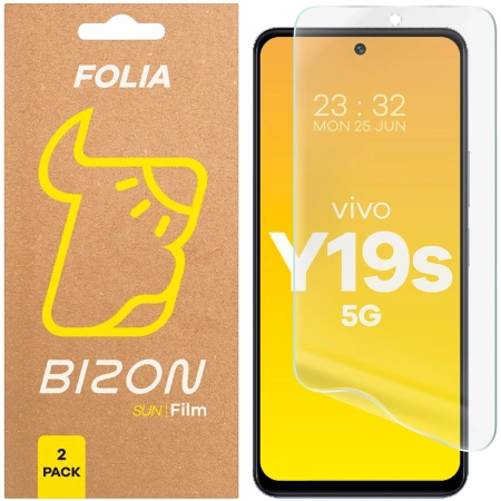 Folia matowa Bizon Glass Film Sun Duo do Vivo Y19s, 2 sztuki