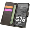 Etui z klapką Bizon Case Pocket do Motorola Moto G75 5G, czarne