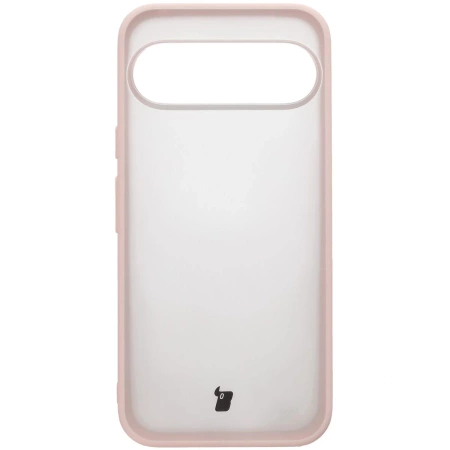 Etui Bizon Case Angelo do Pixel 10 Pro XL, półprzezroczyste z różową ramką