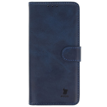 Etui z klapką Bizon Case Pocket do Xiaomi Redmi Note 14 Pro 4G, granatowe