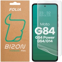 Folia hydrożelowa na ekran Bizon Glass Hydrogel Front do Motorola Moto G14 4G / G54 5G / G54 Power 5G / G84 5G, 1 sztuka