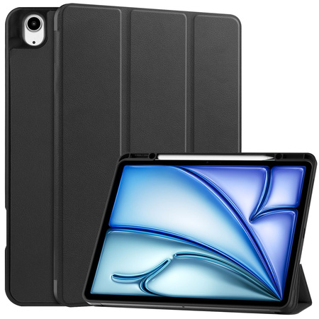 Etui Bizon Case Tab Lizard do iPad Air 13" 2024, czarne