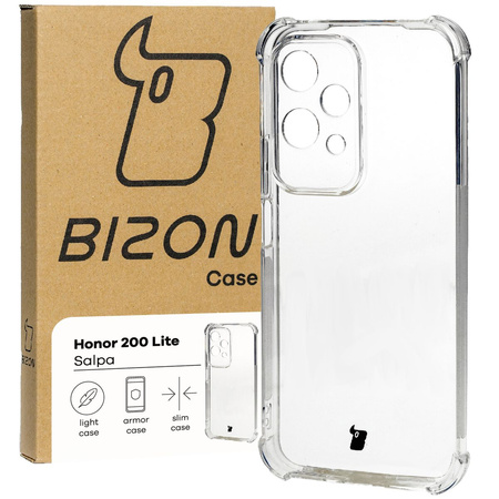 Elastyczne etui Bizon Case Salpa do Honor 200 Lite, przezroczyste