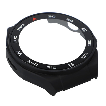 Etui Bizon Case Watch Adamo do Huawei Watch Ultimate, czarne