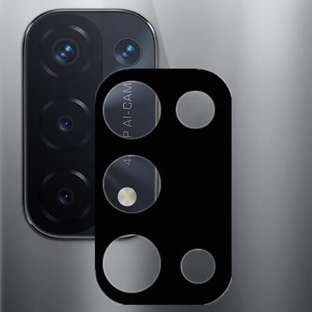 Szkło na aparat Bizon Glass Silk Lens dla Oppo A54 5G / A74 5G, 2 sztuki