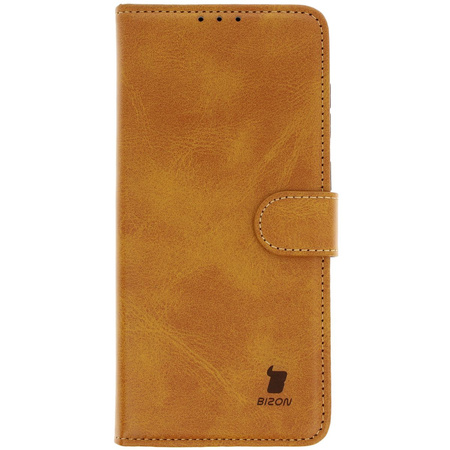 Etui z klapką Bizon Case Pocket do Galaxy A56 5G, brązowe