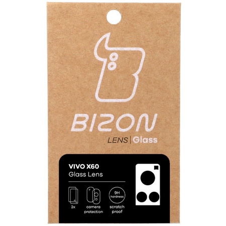 Szkło na aparat Bizon Glass Lens dla Vivo X60, 2 sztuki