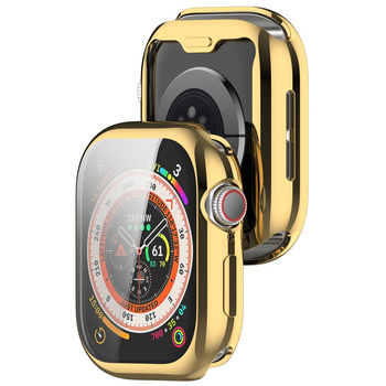 Etui Bizon Case Watch Felipe do Apple Watch 10 (46mm), złote