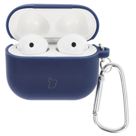 Etui Bizon Case Headphone Silicone do AirPods 3, granatowe