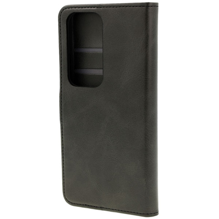 Etui z klapką Bizon Case Pocket do Oppo Reno 12 Pro, czarne