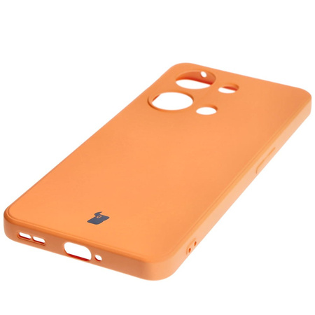 Etui Bizon Case Silicone Sq do OnePlus Nord 3, pomarańczowe