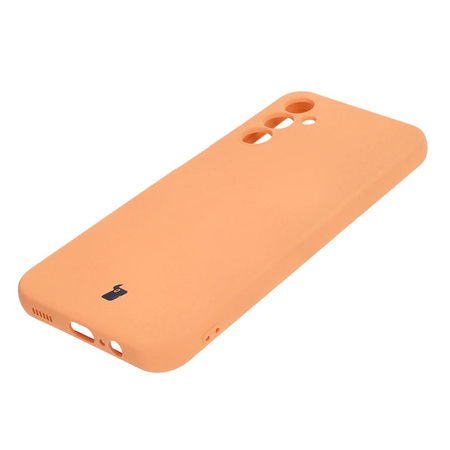 Etui Bizon Case Silicone do Galaxy A14 4G/5G, pomarańczowe