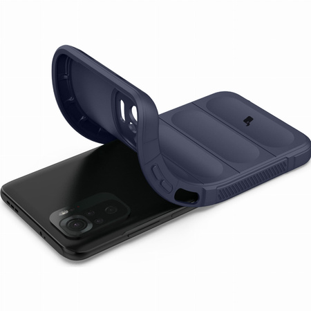 Pancerne etui Bizon Case Tur do Xiaomi Poco M5s / Xiaomi Redmi Note 10 / 10s, granatowe