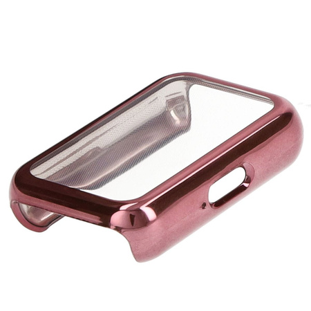 Etui Bizon Case Watch Felipe do Galaxy Fit 3, różowe