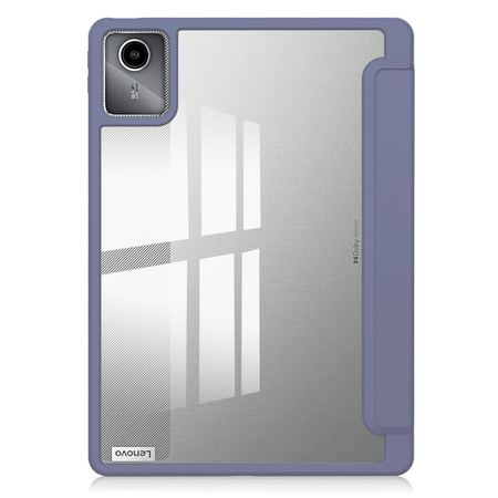 Etui Bizon Case Tab Clear Matt do Lenovo Tab M11 1 gen., lawendowe