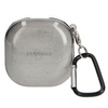 Etui Bizon Case Headphone Clear do Galaxy Buds Live / Pro / Buds2 / Buds2 Pro / Buds FE, czarno-brokatowe