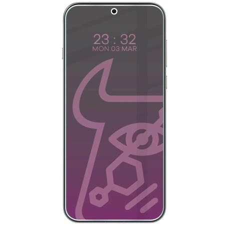 Prywatyzujące szkło hybrydowe Bizon Glass Mule Shadow do OnePlus 15, matowe