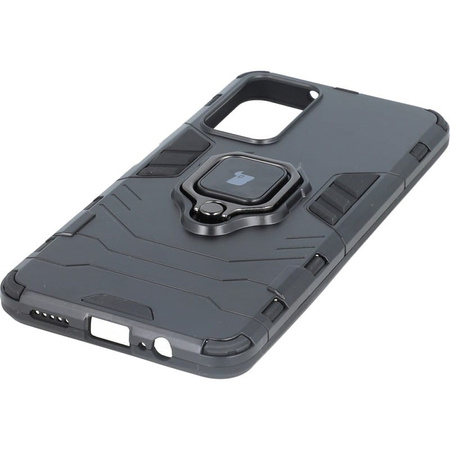 Etui Bizon Case Armor Ring do Poco M4 Pro 5G / Redmi Note 11S 5G, czarne