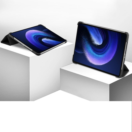 Etui Bizon Case Tab Croc do Xiaomi Pad 6 / Pad 6 Pro, czarne