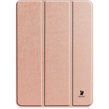 Etui Bizon Case Tab Croc do iPad Pro 11 2022/2021/2020/2018, różowozłote