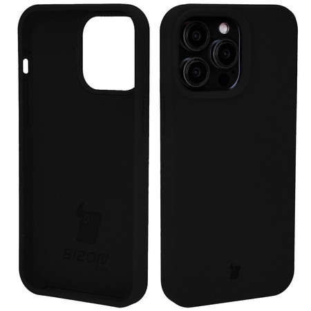 Etui silikonowe Bizon Soft Case do iPhone 14 Pro Max, czarne