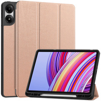 Etui z klapką Bizon Case Tab Lizard do Xiaomi Redmi Pad Pro 12.1, różowozłote