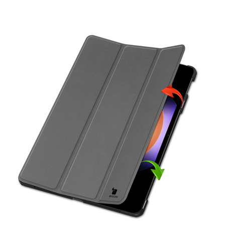Etui Bizon Case Tab Croc do Xiaomi Pad 6S Pro, szare
