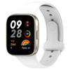 Pasek Bizon Strap Watch Nessy do Xiaomi Redmi Watch 3, biały
