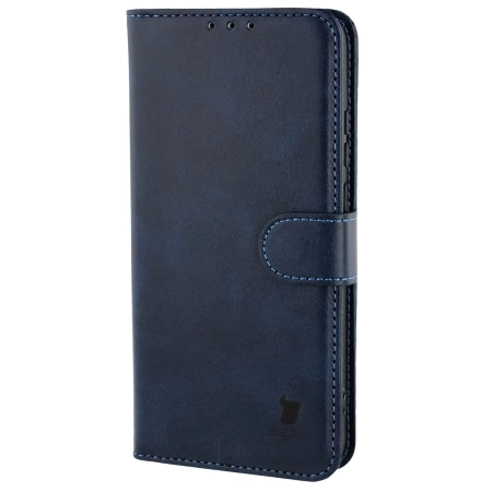 Etui z klapką Bizon Case Pocket do Motorola Edge 50 Neo, granatowe