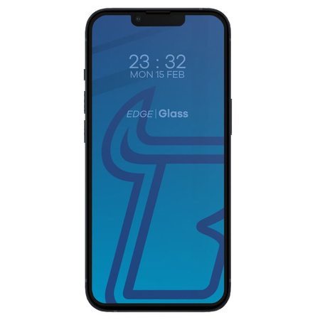 Szkło hartowane Bizon Glass Edge do iPhone 13 / 13 Pro, czarne