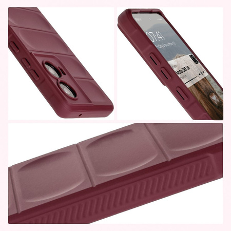 Pancerne etui Bizon Case Tur do Motorola Moto G85 5G, ciemnofioletowe