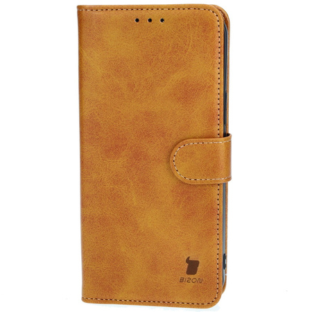 Etui z klapką Bizon Case Pocket do iPhone 13 Pro Max, brązowe