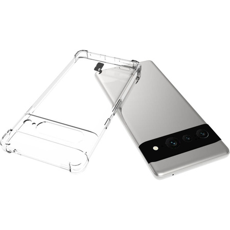 Etui + 2x folia Bizon Case Clear Pack do Google Pixel 7 Pro, przezroczyste