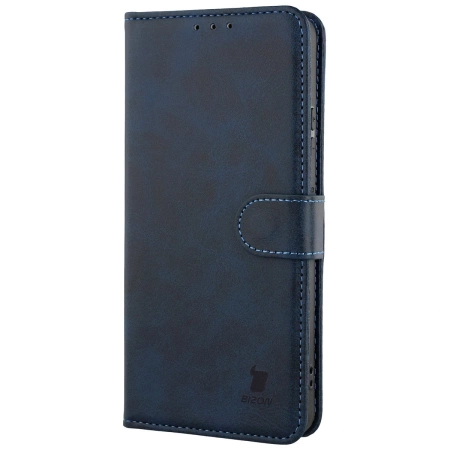 Etui z klapką Bizon Case Pocket do Motorola Moto G86 Power 5G, granatowe
