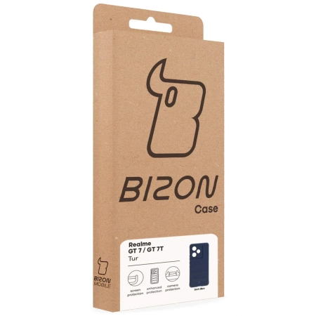 Pancerne etui Bizon Case Tur do Realme GT 7 / 7T, granatowe