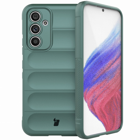 Pancerne etui Bizon Case Tur do Galaxy A54 5G, ciemnozielone