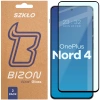 Szkło hartowane Bizon Glass Edge Duo do OnePlus Nord 4, czarna ramka, 2 sztuki