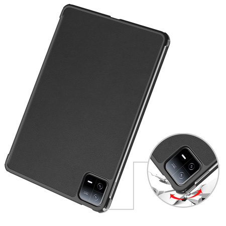 Etui Bizon Case Tab Croc do Xiaomi Pad 6 / Pad 6 Pro, czarne