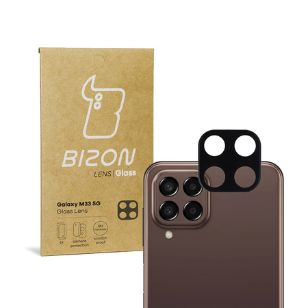 Szkło na aparat Bizon Glass Silk Lens do Galaxy M33 5G, 2 sztuki