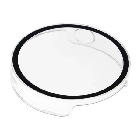 Etui ze szkłem do zegarka Bizon Case+Glass Watch do Xiaomi Watch S4 41 mm, przeźroczyste