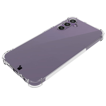 Etui + 2x szkło + obiektyw Bizon Case Clear Pack do Galaxy A25 5G, przezroczyste