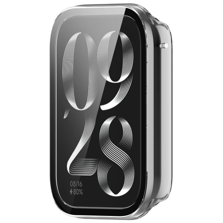 Etui ze szkłem do zegarka Bizon Case+Glass Watch do Xiaomi Mi Smart Band 9 Pro, przezroczyste