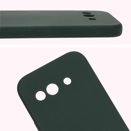 Silikonowe etui Bizon Soft Case do Google Pixel 9a, ciemnozielone