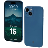 Etui Bizon Case Łupka do iPhone 15, niebieskie