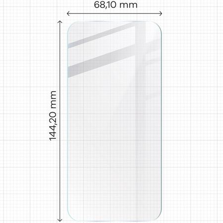 Elastyczne szkło hybrydowe Bizon Glass Mule do iPhone 14 Pro