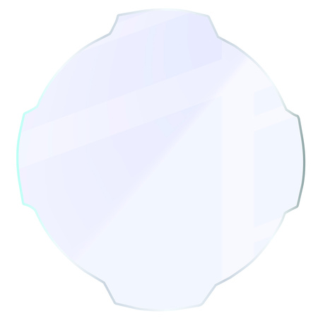 Elastyczne szkło hybrydowe Bizon Glass Watch Mule do Garmin Instinct 3 50 mm