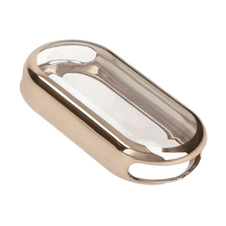 Etui Bizon Case Watch Felipe do Xiaomi Mi Smart Band 8, złote