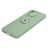 Etui Bizon Case Silicone Ring Sq do Xiaomi 13, jasnozielone