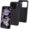 Silikonowe etui Bizon Soft Case do Xiaomi 15, czarne
